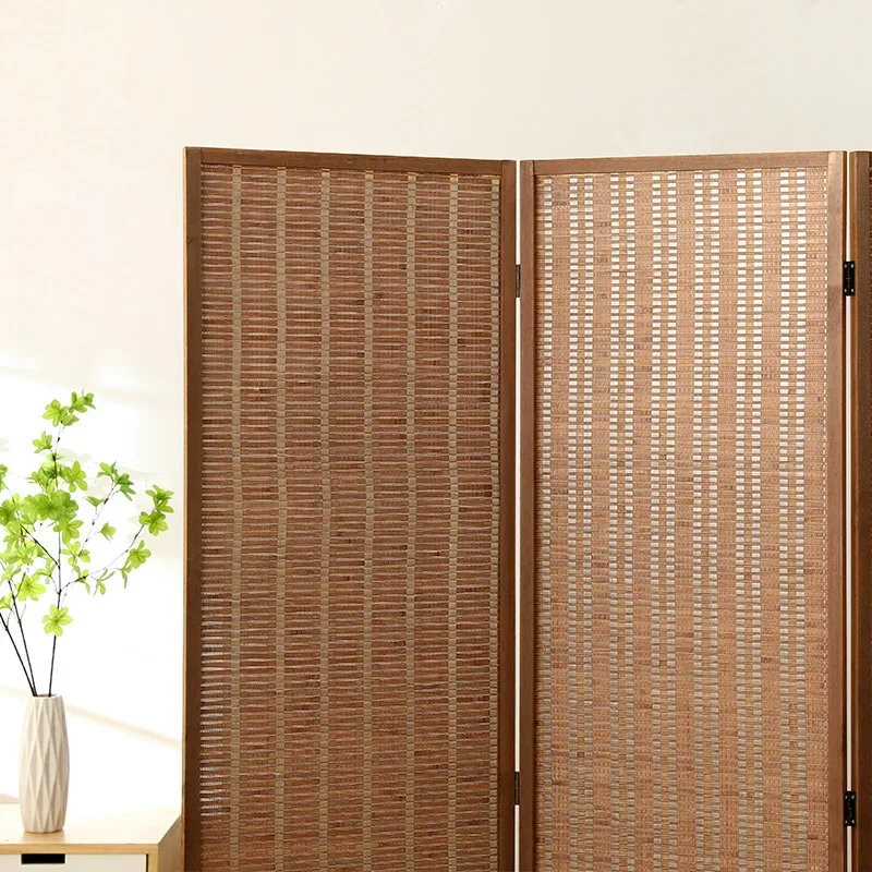 Screen partition manufacturers wholesale Italian wooden home office modern simple foldable office hotel entrance