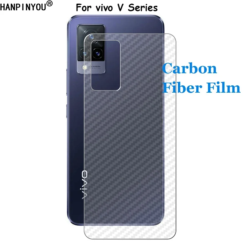 For vivo V30 V30e V29 V29e V27 V27e V25 V25e V23 V23e Lite Pro 3D Carbon Fiber Back Film Stiker Screen Protector (Not Glass)