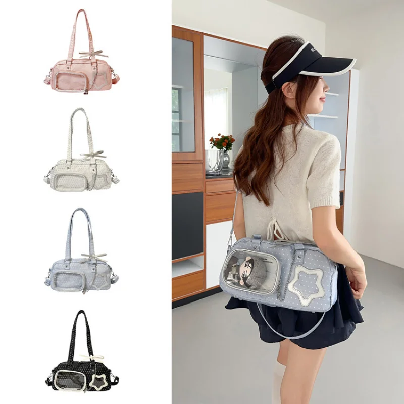 

Cute Ita Bag Multi-purpose Kawaii Doll Bag Large Capacity Tote Bag Sweet Lolita Crossbody Shoulder Bag for Anime Merch Display
