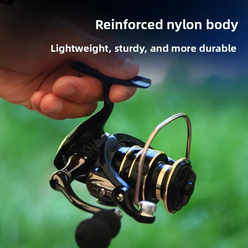 Max 2-10KG Drag 9+1 BB Carp Spinning Wheel Full Metal Wire Cup Fishing Sea Rod Metal Spool Fishing Tools Fishing Reel Saltwater