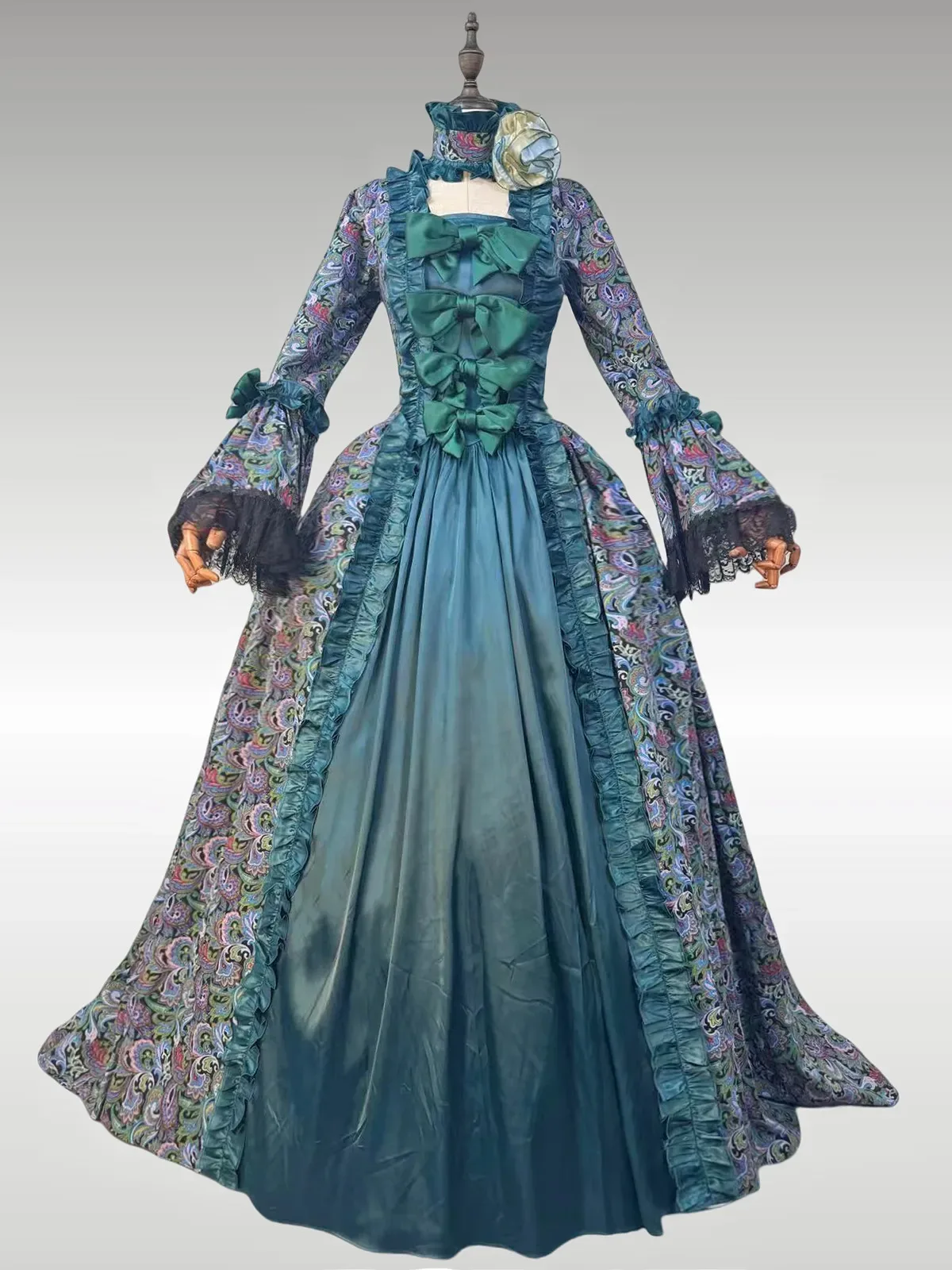 Robe de bal géorgienne Marie Antoinette, robe de soirée victorienne pour adultes pour femmes