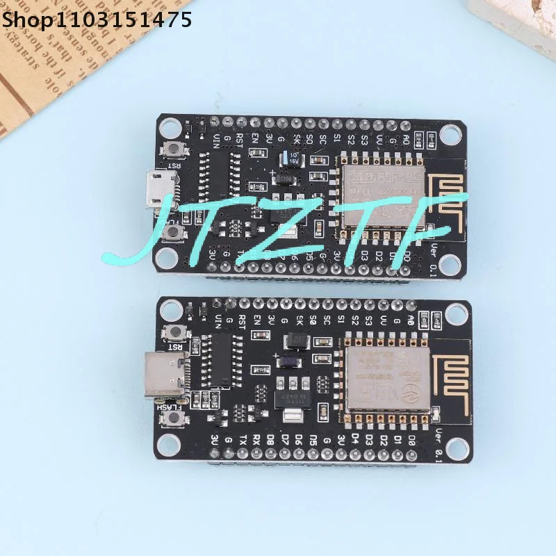 Nodemcu Lua V2.1 ESP8266 ESP-12F WIFI Development Board Micro USB- CH340 Blackboard With FLASH Button And RST Button