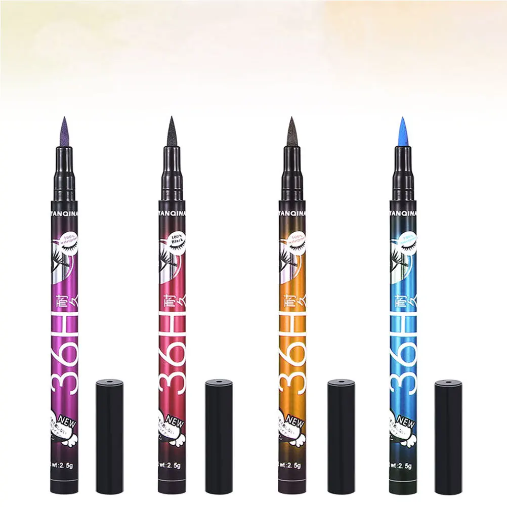 

Waterproof Blue Liquid Eyeliner Non-Staining Fine Tip Colored Eyeliner Long Lasting for Halloween Party Wedding