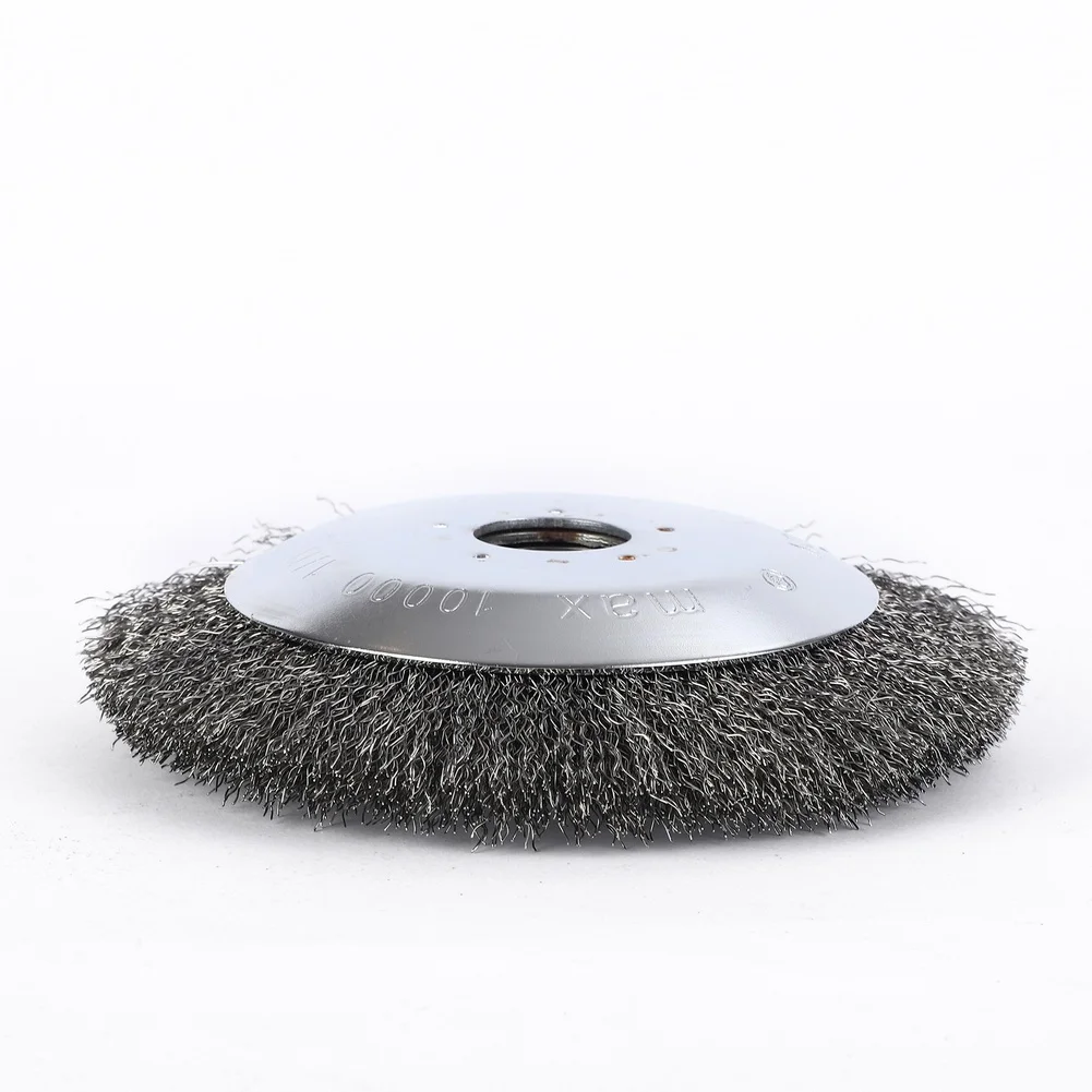 Heavy-Duty 165mm Wire Wheel Brush With 110mm Inner Hole For Angle Grinder Rust Paint And Scale Removal