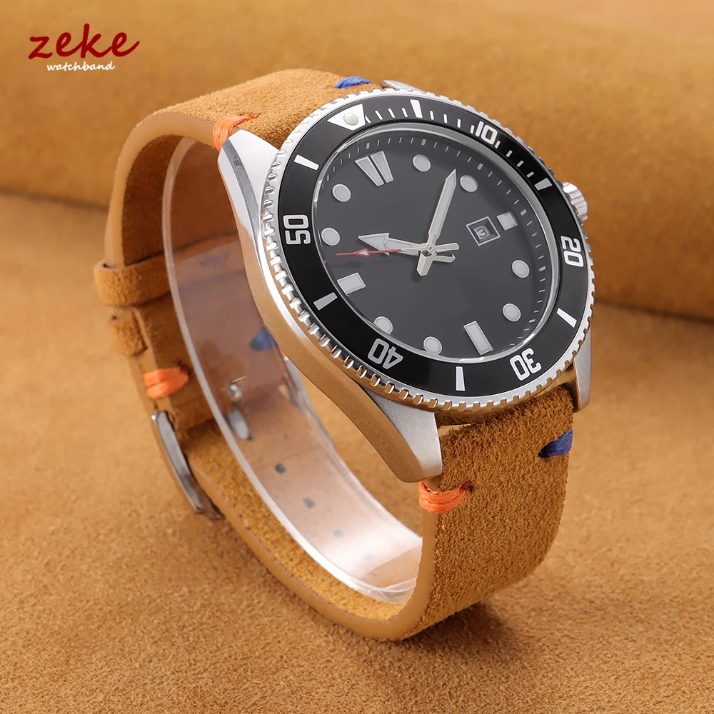 Vintage Suede Leather Watch St - огляд і ціна Suede Strap Watch