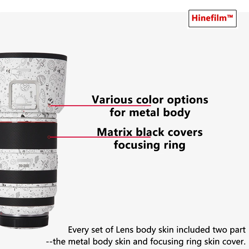 Lens Sticker for canon rf 70 200 f2.8 Wrap Film Decal Skin For Canon RF 70-200 F2.8 lens Sticker 70 200mm f2 8 Wrap Cover Skin