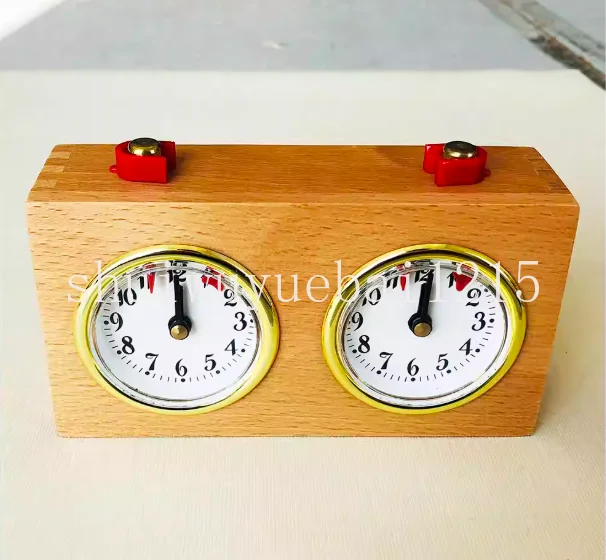 Chess Clock Clockwork Driven Mechanical Chess Timer Retro Chess Clock Timer Gift for Tournament Competition Game