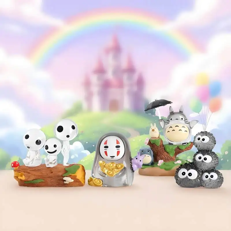 

Mystery Blind Box Healing Fairy Tale Kingdom Glowing Mini Desktop Anime Figurines Home Decor Collectible Gift For Anime Fans
