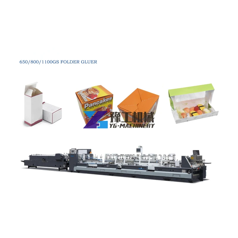 400m/min Crash Lock Bottom Hookless Optional Full Automatic Folder Gluer Folding Gluing Machine