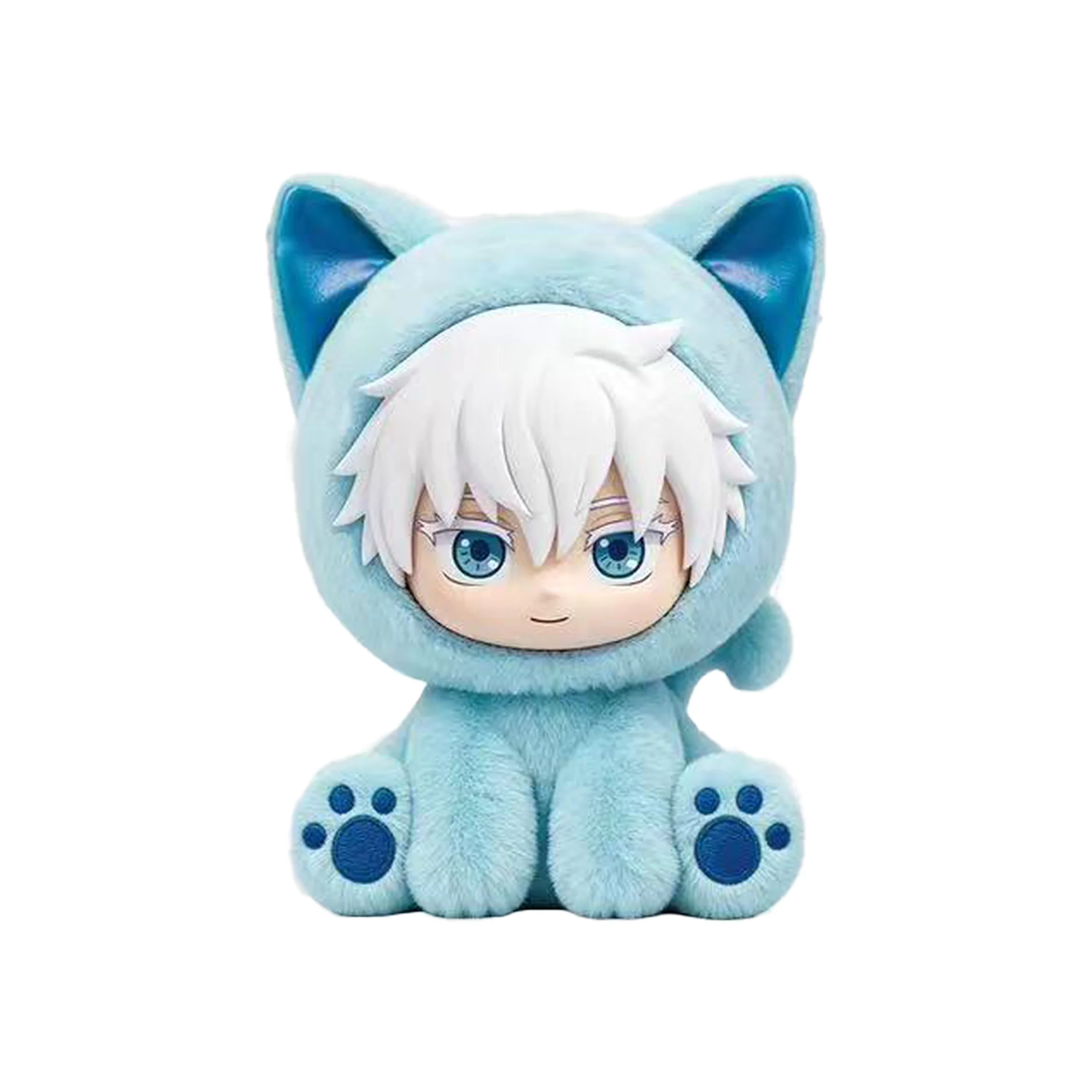 Neue Eaki Original Jujutsu Kaisen Sitzende Katzen Party Serie Blind Box Plüsch Vinyl Actionfiguren Gojo Satoru Itadori Überraschungsspielzeug