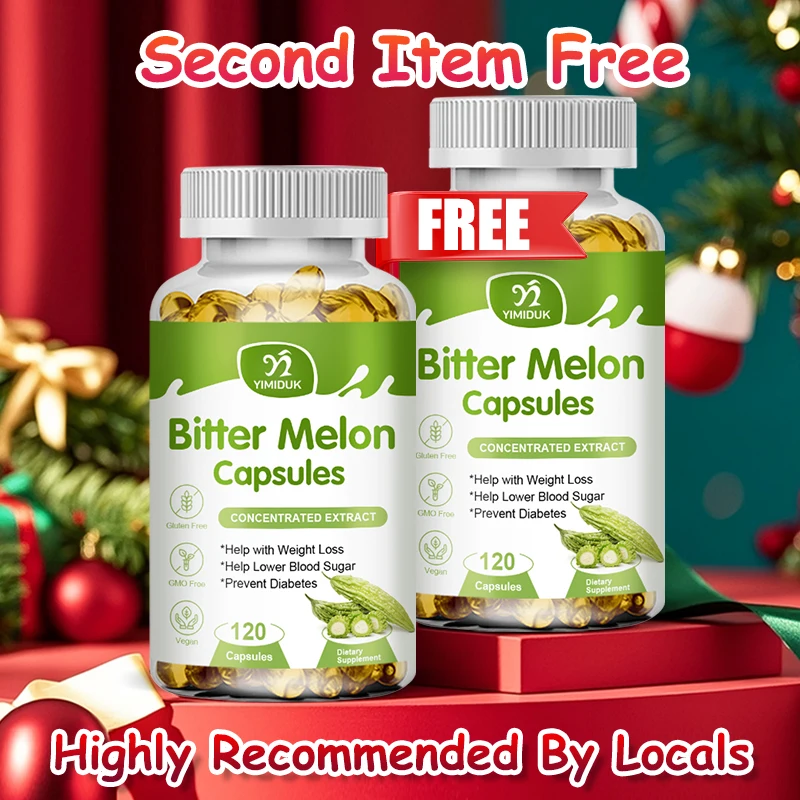 

Organic Bitter Melon Extract Supplement, for Appetite Suppressant, Fat Metabolism, Healthy Glucose Levels & Pancreatic Function