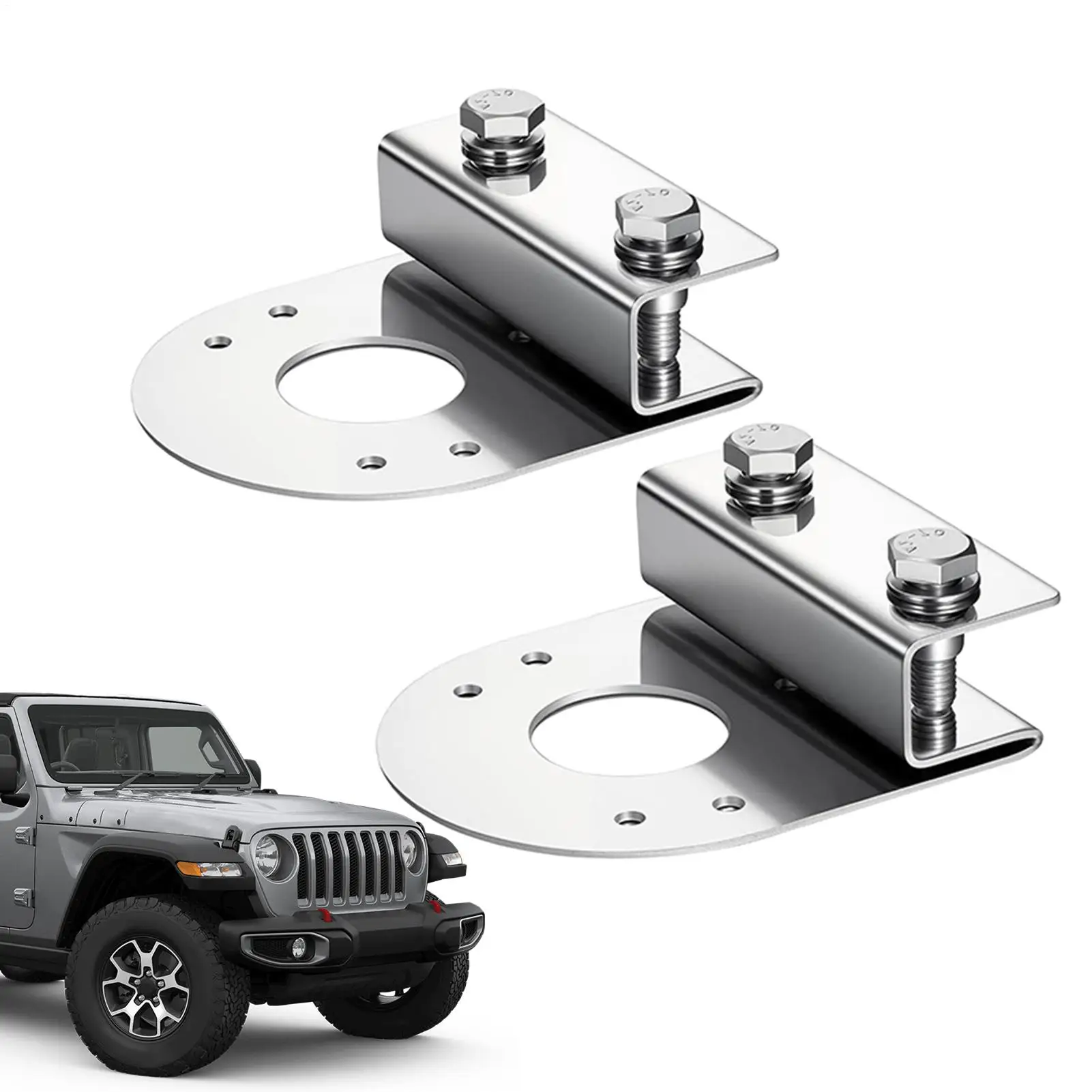 support-de-montage-pour-feux-de-signalisation-en-forme-de-pasteque-2-pieces-ensemble-en-acier-inoxydable-sans-percage