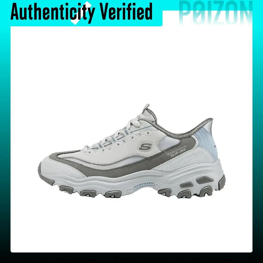 Skechers DLITES Breathable Support Low top Chunky Sneakers Unisex Gray 232408-GRY