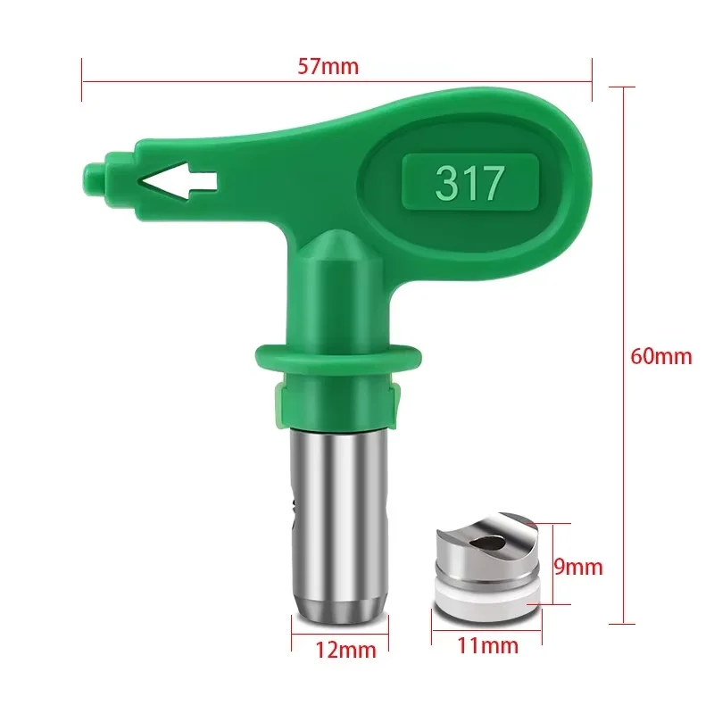 Airless spuittip mondstuk 215 321 423 517 met pistool Filtermondstuk Spuit Airbrush Tip voor Titan Wagner Airless verfspuitpistool