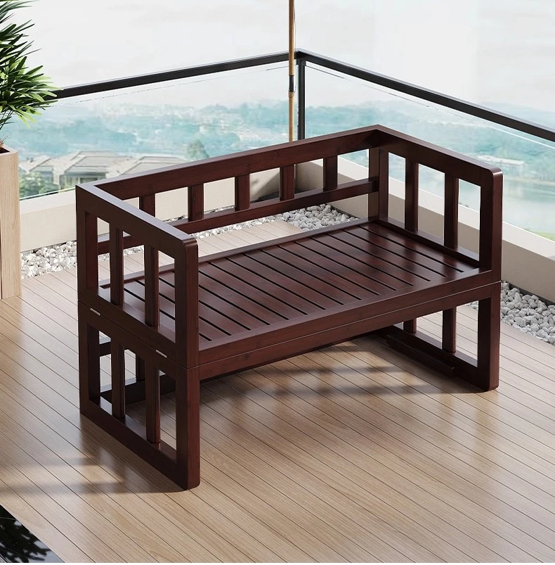 

Bamboo recliner, sit and sleep armchair, lunch break chair, couch folding sofa chair, balcony leisure chair