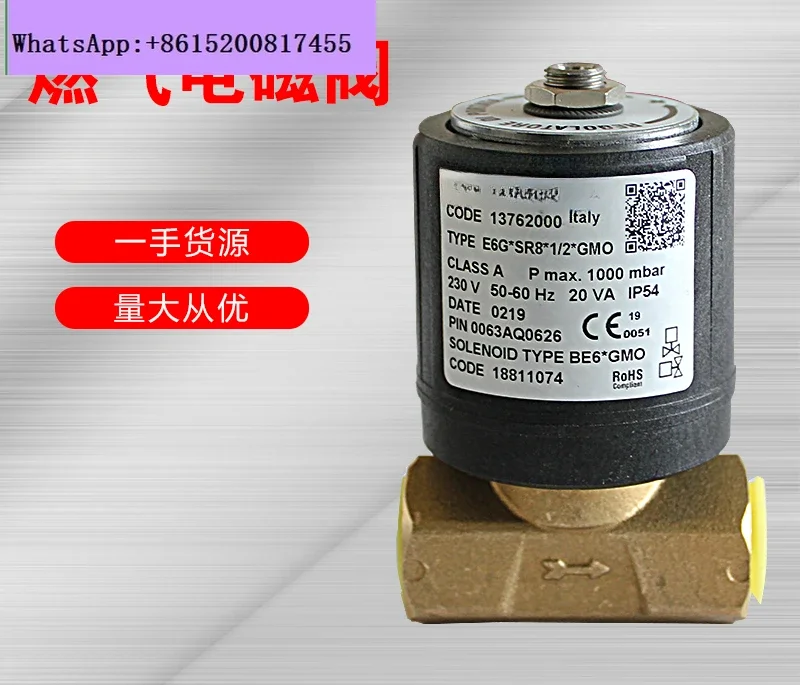 

solenoid valve E6G gas shut-off valve globe valve E6G * SR10 SR8
