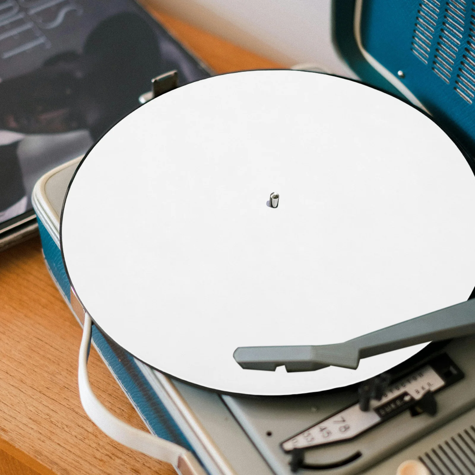 

Turntable Mat Felt Platter For Vinyl Records Protective Noise Reduction Sound Absorbing Universal Dj Equipment Accessory