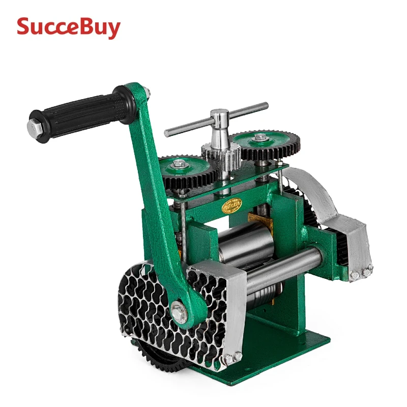 Laminatoio Combinato per Gioielli SucceBuy, Strumento di Pressatura Manuale con Distanza Regolabile per Riparazione e Design di Gioielli