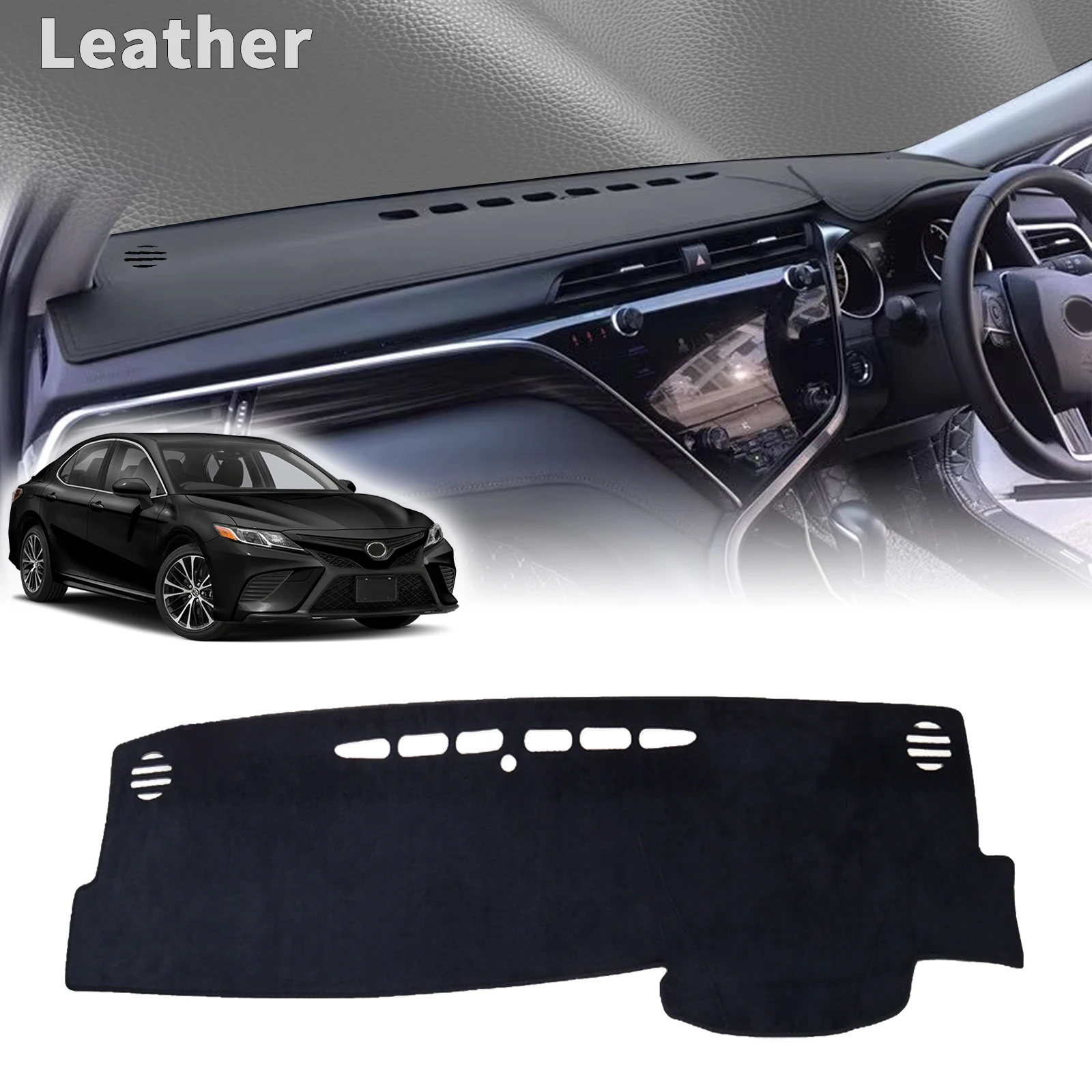 

fit for Toyota Camry 70 XV70 2018-2023 Car Accessories Dashmat Dashboard Cover Pad Protective Carpet DashMat Sunshade Leather