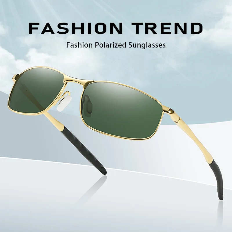 Metal Polarized Sunglasses Men Driving Riding Windproof Goggles Men Women Fishing Cycling Driving Outdoor UV400 Sun Glasses