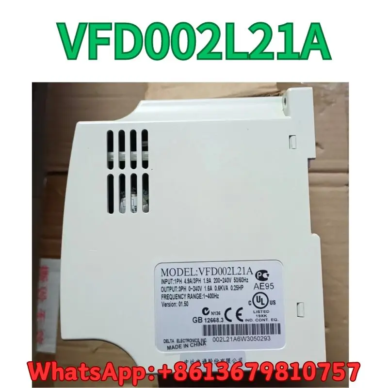 brand-new VFD-L 0.2KW frequency converter VFD002L21A Fast Shipping