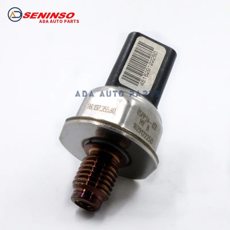 Original New 85PP34-03 9813735580 85PP3403 Fuel Rail Pressure Sensor For Peugeot 206 207 208 308 Citroen C3 C4 C5 DS3 DS4 DS5