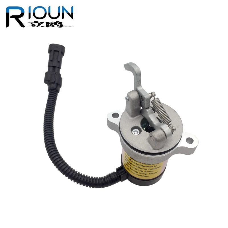 12V Generator Engine Fuel Shutoff Solenoid Stop Solenoid Valve Switch 04103808 04103812 Deutz F3L F3M F4L F4M 1011 2011