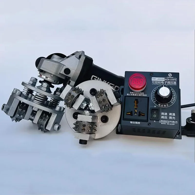 AC 220V Electric Scabbling Machine, Adjustable Speed Handheld Concrete Cement Stone Surface Preparation Tool