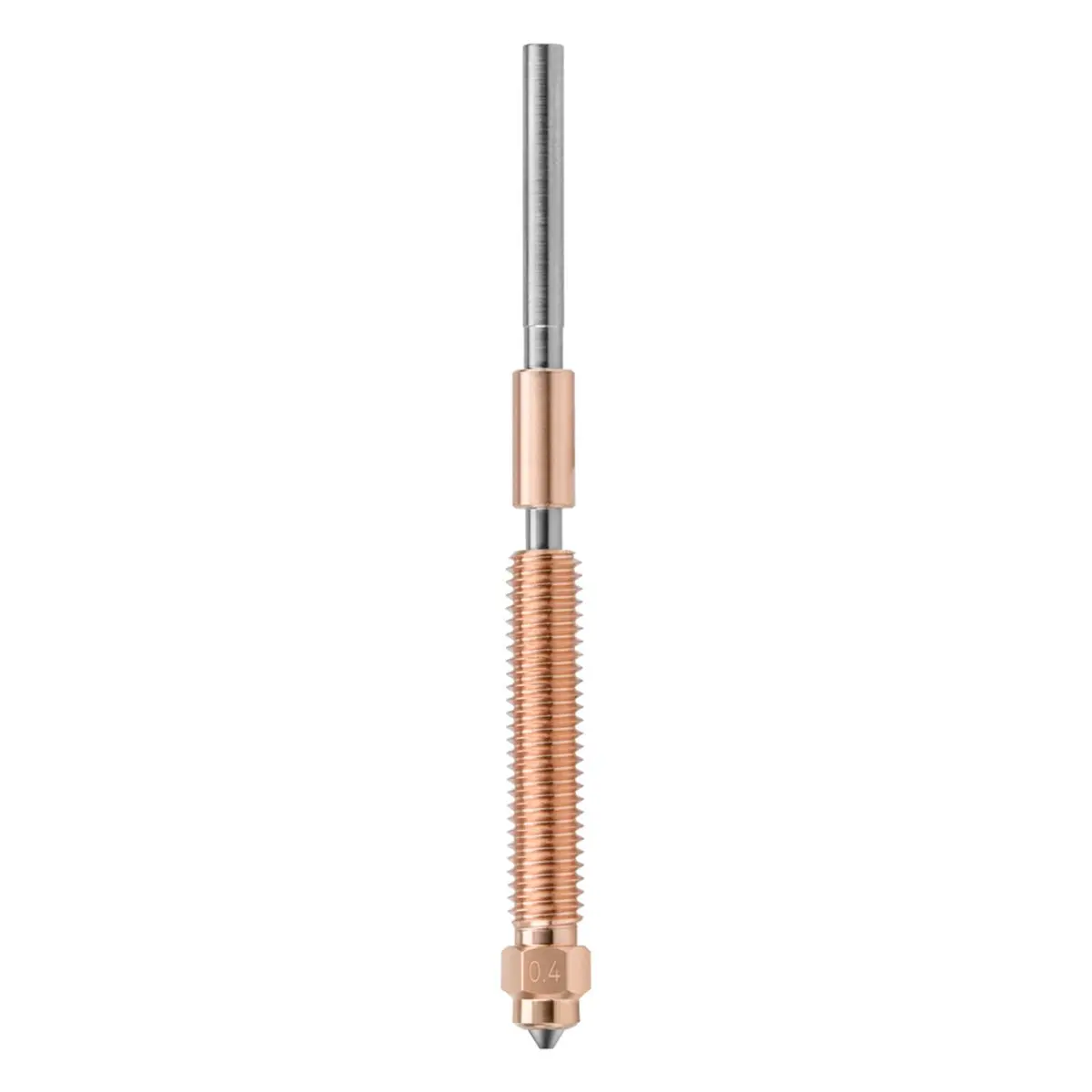 2pcs for HI Combo One-Piece Bimetallic Hardened Steel Nozzle 0.4,mm 3D Printer Accessories