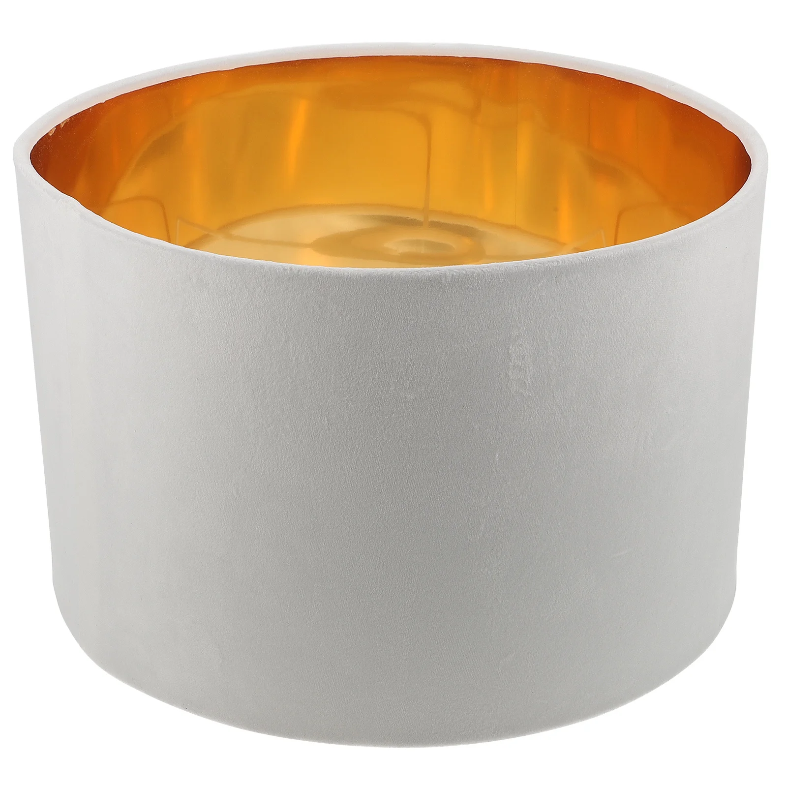 

Gold Lined Lampshade Cloth Cover Durable Decorative Lamp Soft Non- Lampshade Lined Cloth Lamp Cover