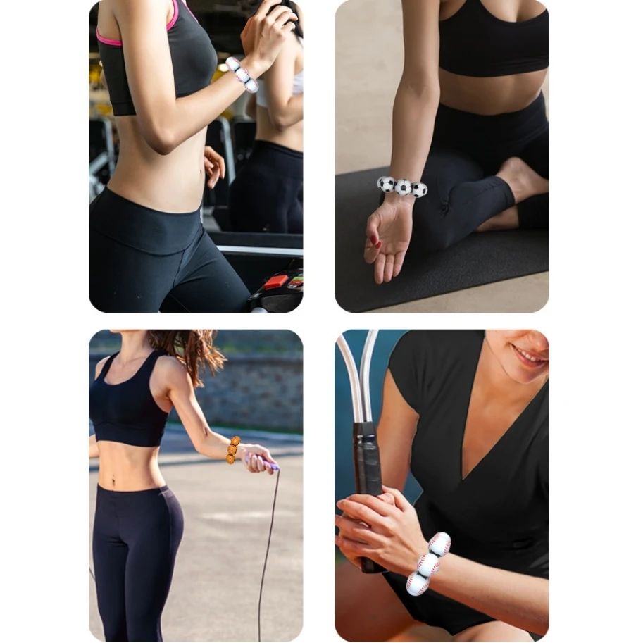 Pulsera de rodamiento de pesas para ejercicio, natación asistida, yoga, correr con varios estilos