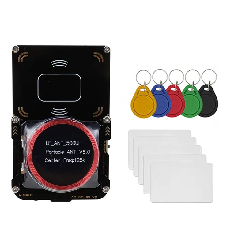 

N93R Proxmark3 RFID Card Reader +5XUID Card/Keychain IC/ID Key Writer RFID Duplicator NFC 5.0 Smart Chip Copier Programmer