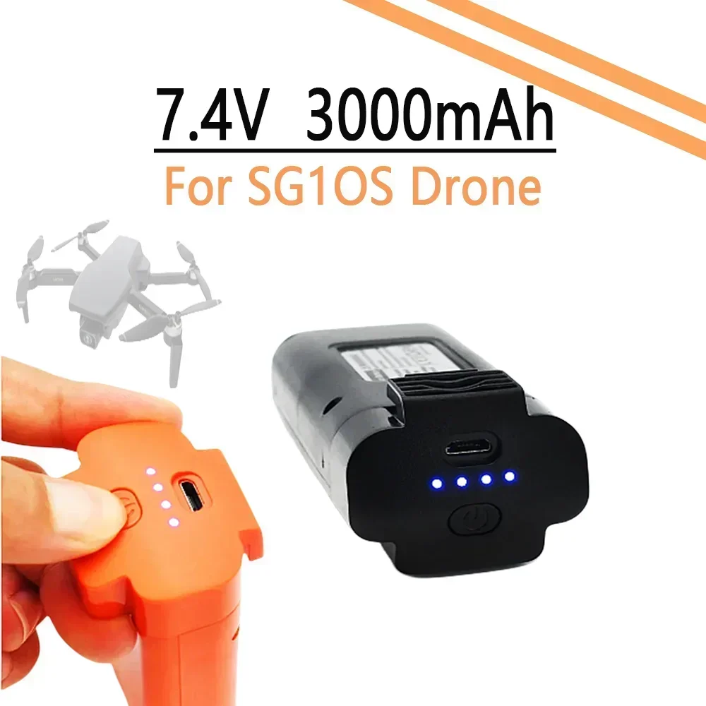 

SG108 SG-108 GPS 4K Bürstenlosen RC Drone Batterie Ersatzteil 7,4 V 3000mAh Batterie Für Fernbedienung SG108 SG-108 Drone