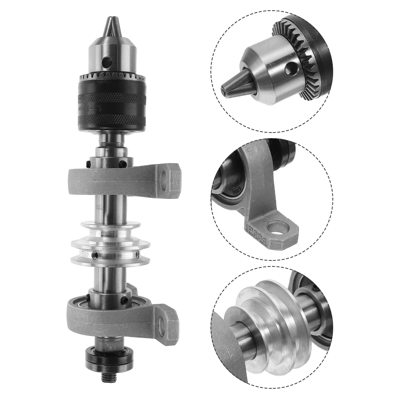 1Set Spindle Bearing Seat for Woodworking Table Saw Lathe Drill Press Precision Cutting Stability Vibration Reduction DIY Bench