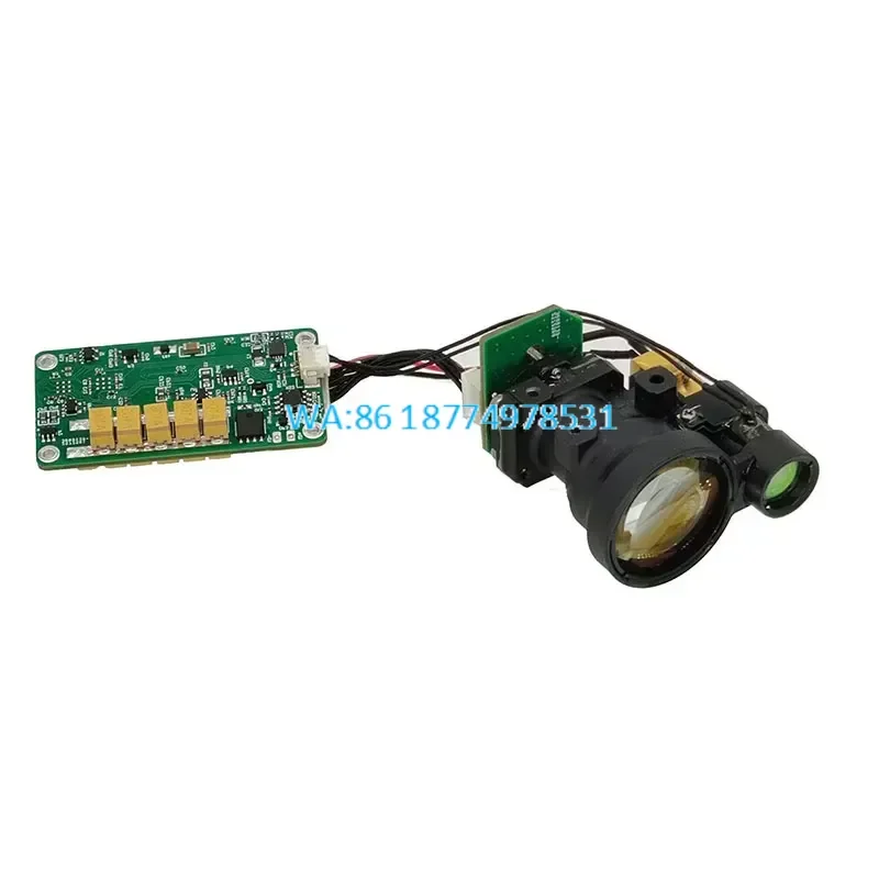 Wmwmnu for Pulse 0.3mrad 1550nm Erbium Glass Rangefinder Module 4km TTL 1535nm 10Hz Adjustable Distance Sensor for