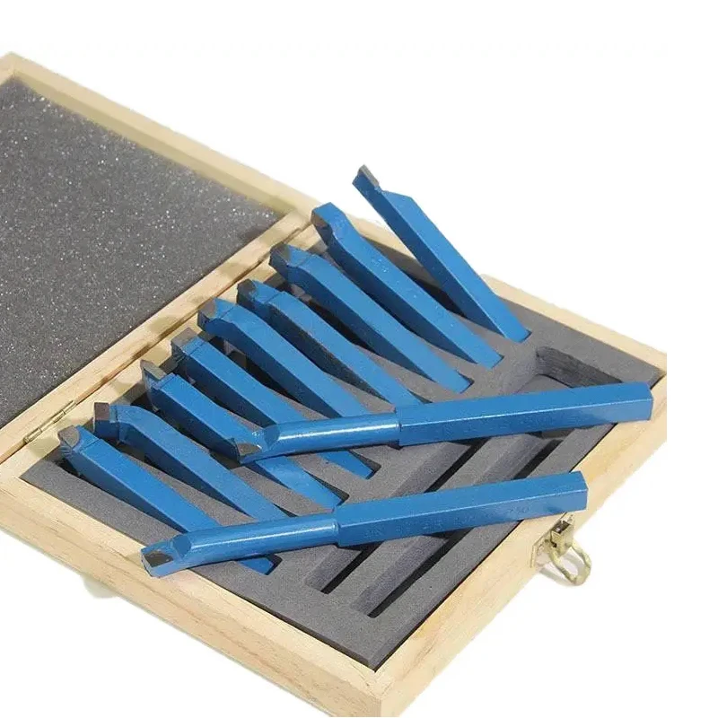 Imagem -02 - Carbide Tip Cutting Tool Grupo Turning Boring Bit Mini Metal Lathe Ferramenta de Rosqueamento 10 mm 11 Pcs