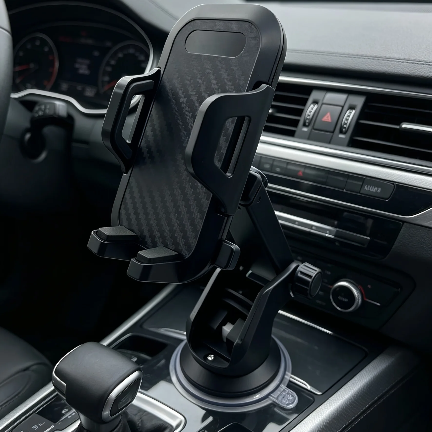 Car Suction Cup Phone Holder 360° Rotation Universal Dashboard Windshield Phone Mount for iPhone Samsung Android Smartphone GPS