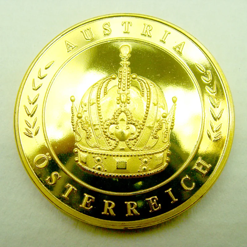 Auto Accessories Personalized Austrian Philharmonic Gold Coin Custom‑Made Collectible Decoration Spares