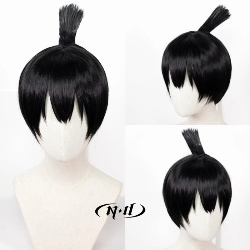 Pelucas de Cosplay ND Aki Hayakawa, peluca de motosierra para hombre, pelucas de pelo de Cosplay de Anime para Comic Con Coser, fiesta de disfraces resistente al calor