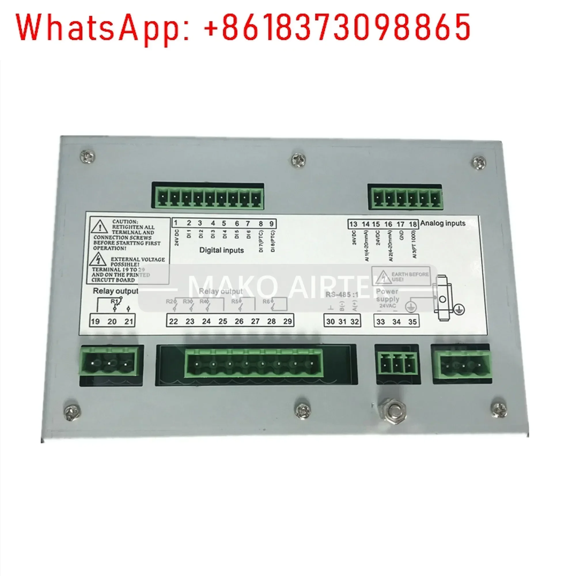 With Program&Password DELCOS PRO 100015291 ZS1072124 Controller Fits Compair Gardner Denver Air Compressor