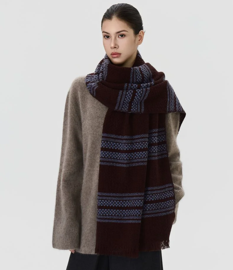 wool-scarf-for-winter-light-luxury-high-end-feel-increased-tassel-shawl-women's-versatile-warm-scarf