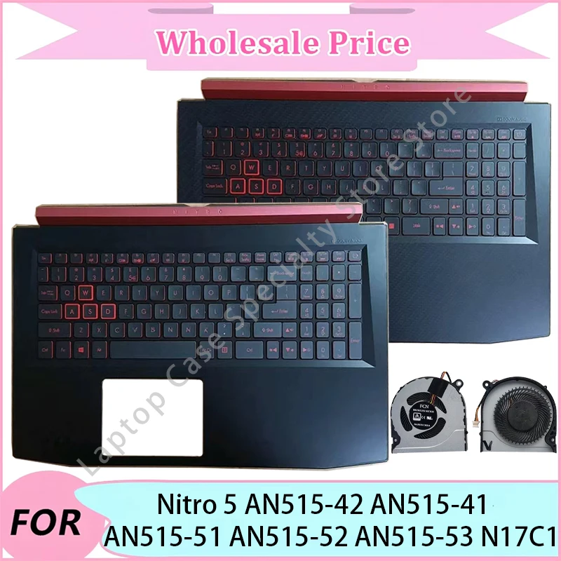 

NEW For Acer Nitro 5 AN515-42 AN515-41 AN515-51 AN515-52 AN515-53 N17C1 fan/CPU graphics card cooling/C Cover Keyboard/case