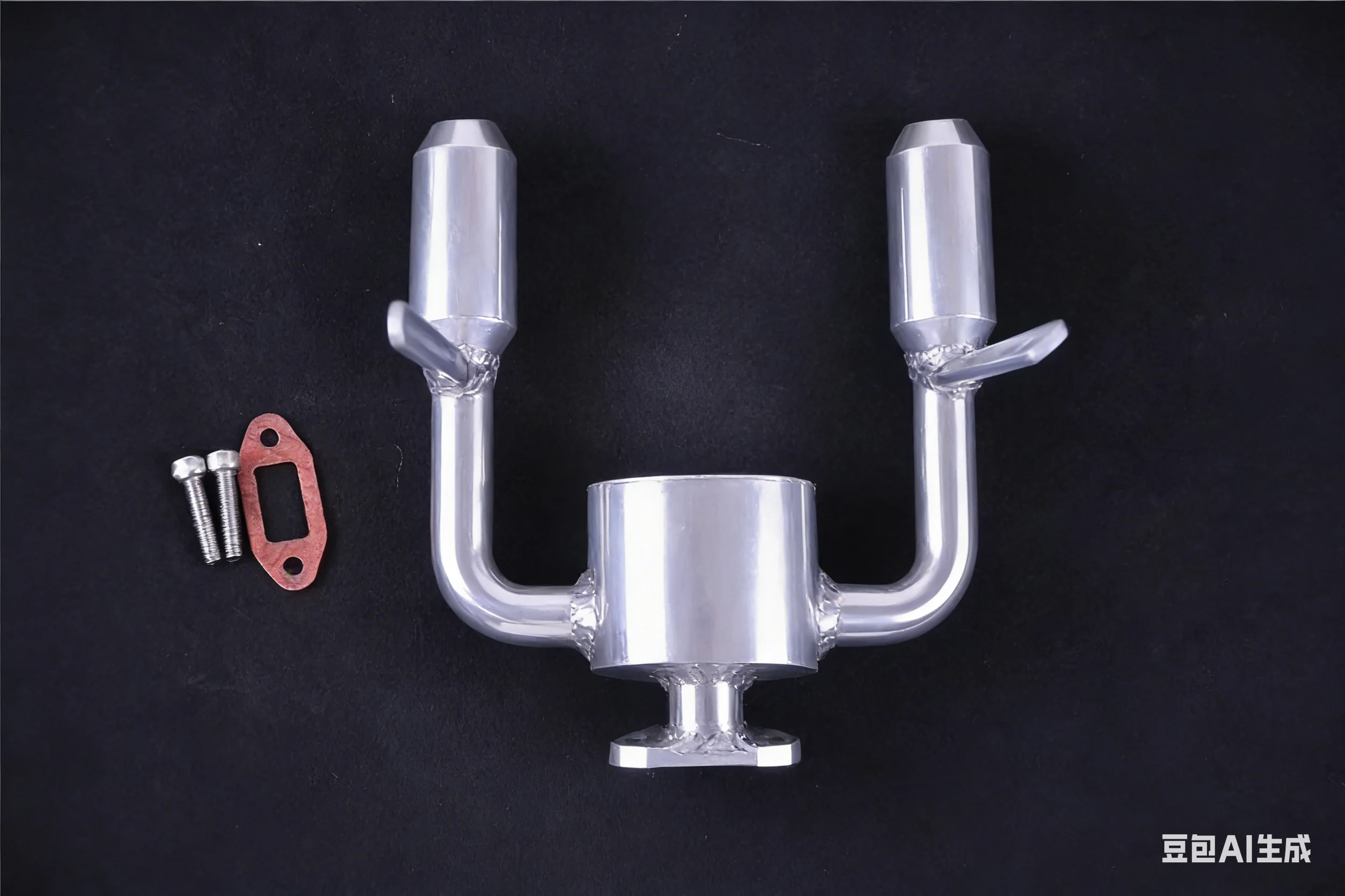 

2-stroke 1:5 HPI KM ROFUN BAJA dual exhaust pipes