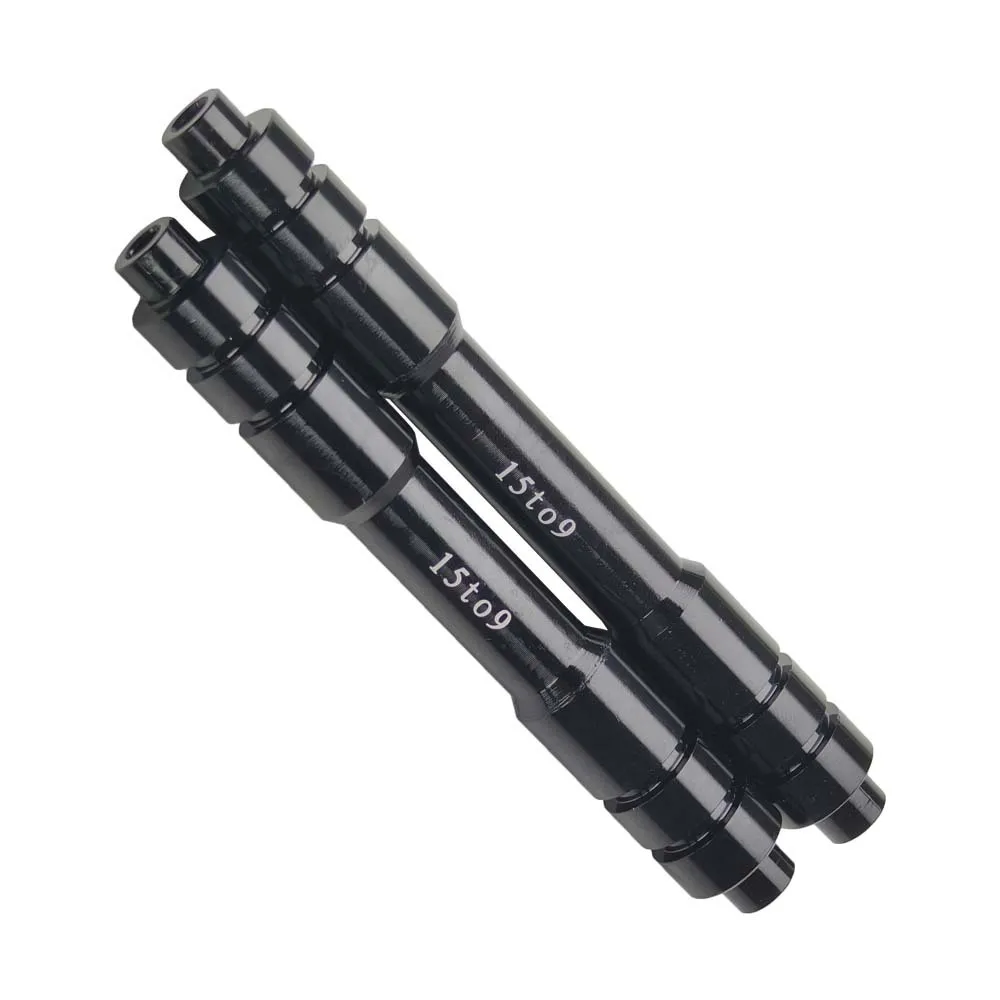 Nabendurchsteckachsen-Adapter 12 auf 9 mm, 110, 135, 142, 148 mm, 15 auf 9, 100 mm Steckachse auf Schnellspanner für MTB- und Rennrad-Vorder- und Hinterrad – Detail 7