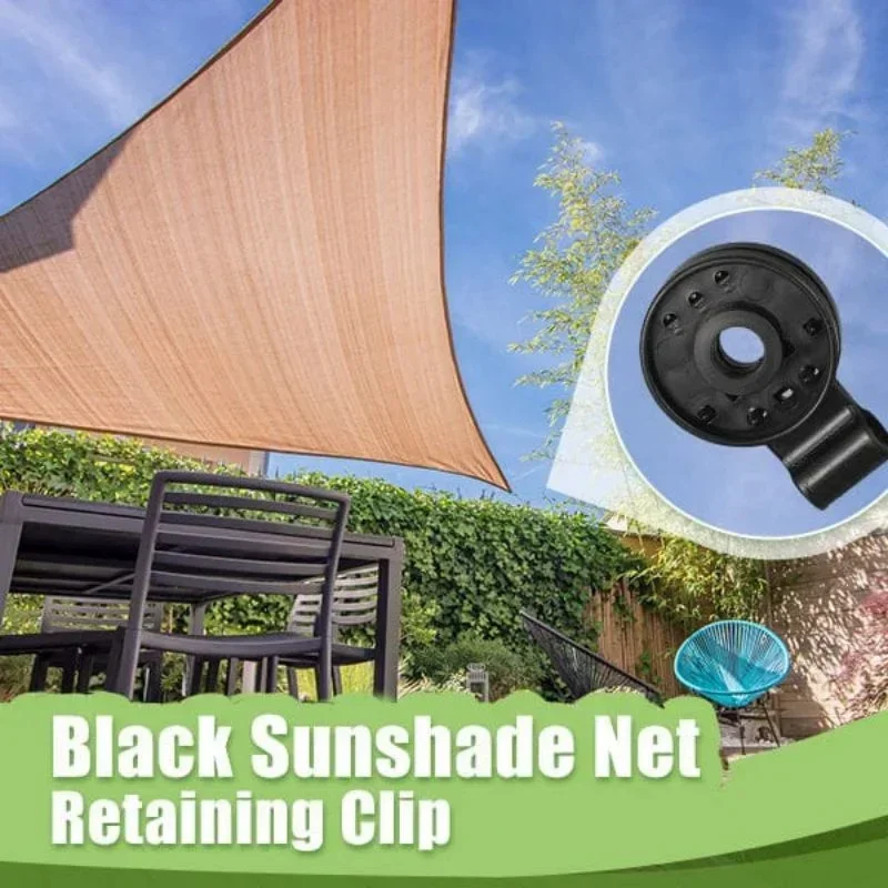 10~100pcs Greenhouse Shade Cloth Fix Clamp Shade Cloth Heavy Duty Lock Grip Plastic Grommet Fence Netting Sun Shade Net Clip