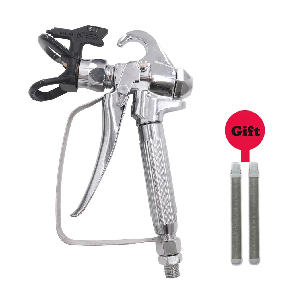 

High Pressure 3600PSI Airless Paint Spray Gun 1/4" For Wagner Titan Spraying Machine With 517 Spray Tip Best Promotion