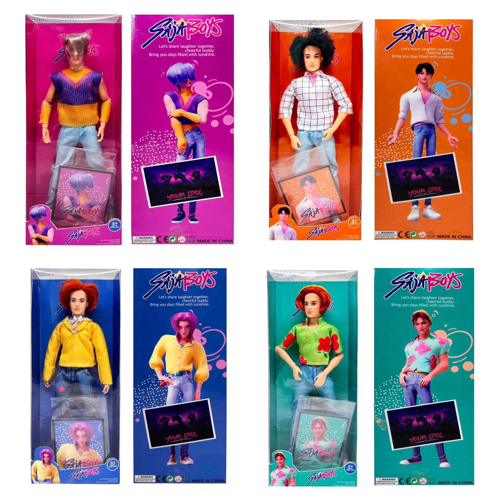 

NEW Grand Launch - "Demon Saga" Anime High-Precision Articulated Figure, 11 Flexible Joints for Smooth Manipulation, K-POP Boy