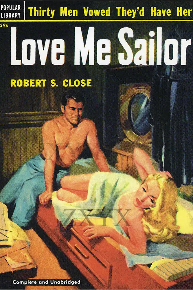 

Love Me Sailor Vintage Pulp Novel Cover Retro Art Poster