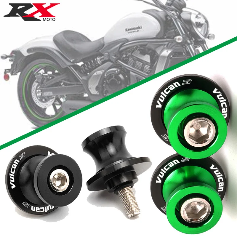 M8/M10 Motorcycle For Kawasaki VULCAN650 Vulcan S650 VULCAN S 650 VULCAN S650CC CNC Swingarm Spools Rear Stand Screws Sliders