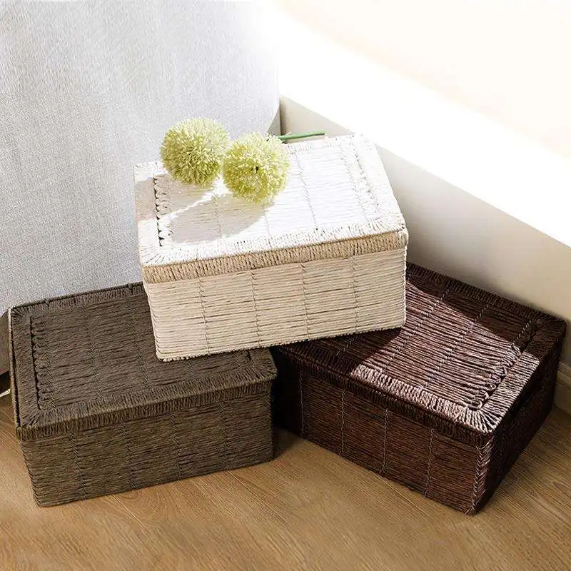handwoven-paper-rope-basket-new-home-storage-series-laundry-basket-japanese-style-brand-family-organizer-tool